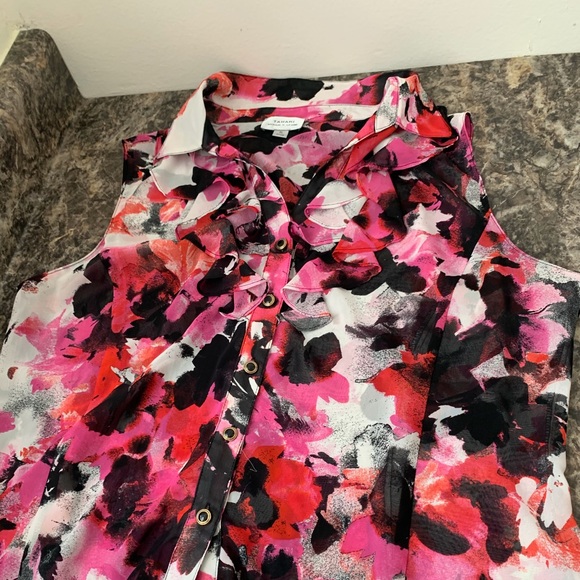 Ladies Tahari Ruffled Blouse - Picture 6 of 11